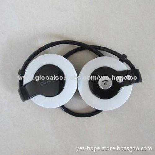 Ear-hook Bluetooth Stereo Music Headphones with Chargeable Lithium-ion Polymer Battery
